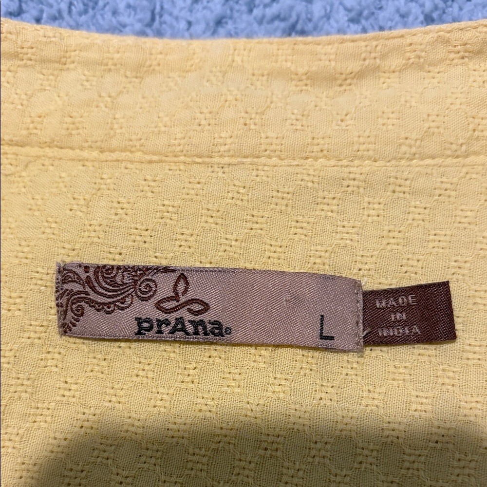 Organic Cotton Prana Golden Button-Down Women's Shirt - Picture 2 of 9